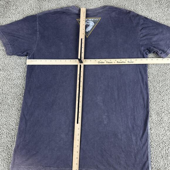 Affliction Shirt Mens 2XL American Patriot Bald Eagle Graphic Distressed USA Fla - Picture 9 of 12
